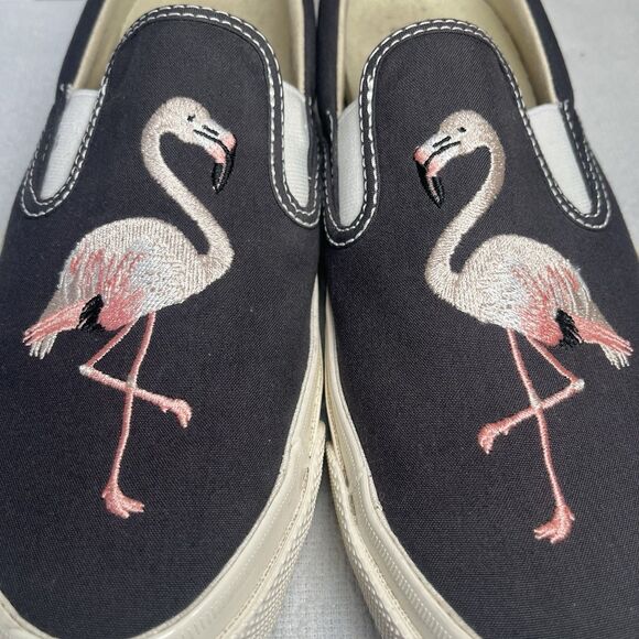 Converse Chuck Taylor Deck Star 67 Slip On Flamingo Sneakers Black Women 9.5 - Picture 3 of 10